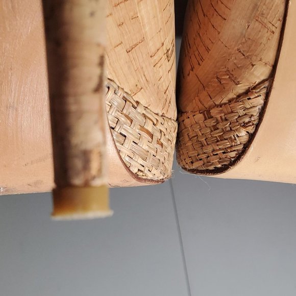 Stuart Weitzman Cork Heels Size 9M - Picture 13 of 16